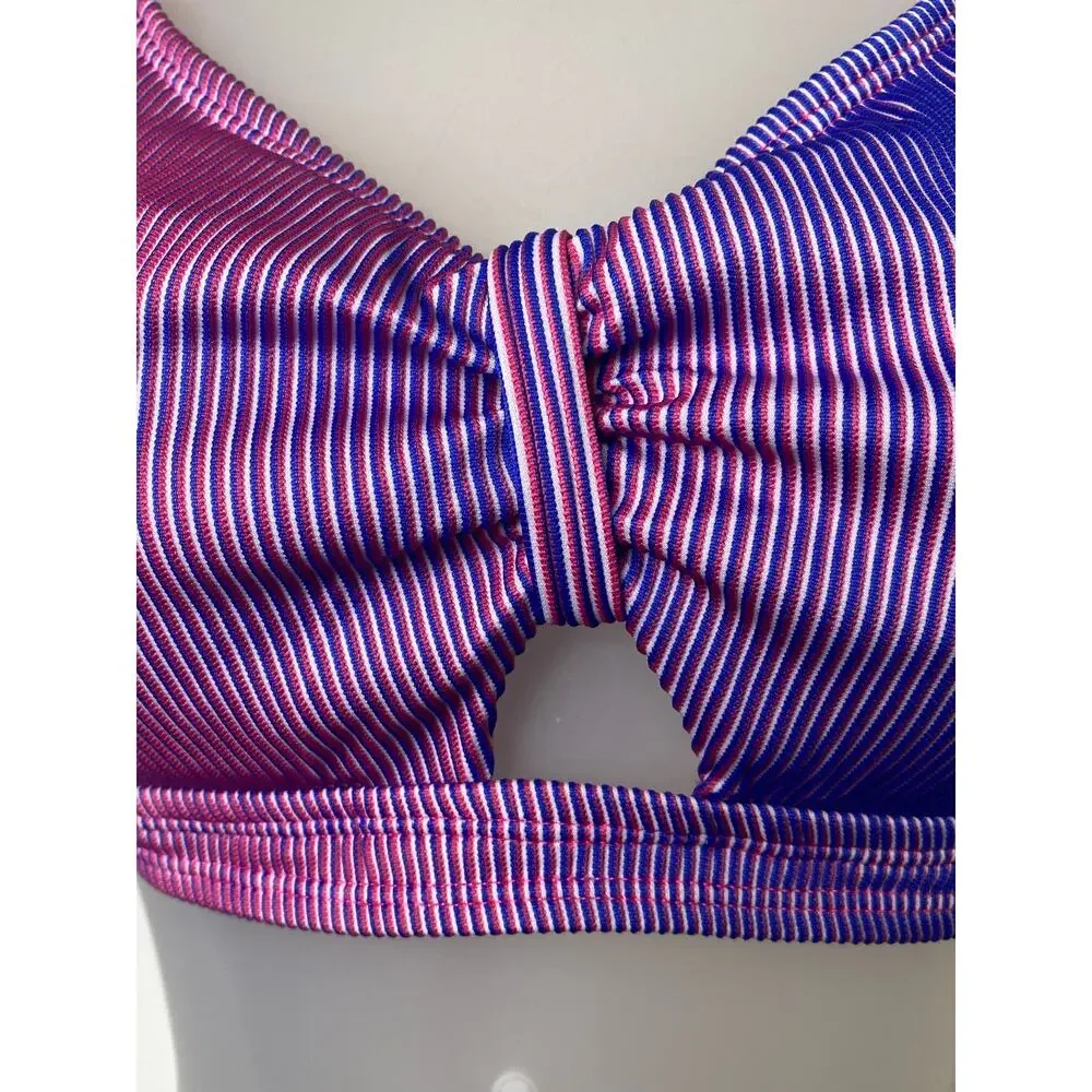 Cupshe Purple Gradient Keyhole Bikini Set Women's Size Small NWT